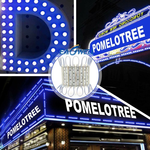 BLUE 5050 5054 SMD 3 6 LED Module Light Store Front Window Sign Lamp DC12V Kits - Picture 18 of 37
