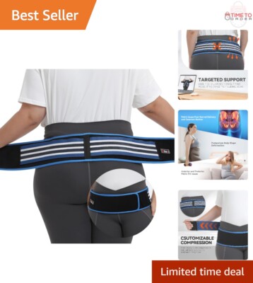 Sacroiliac Hip Belt Adjustable Support for Sciatica Back Pain Pelvic Girdle XL