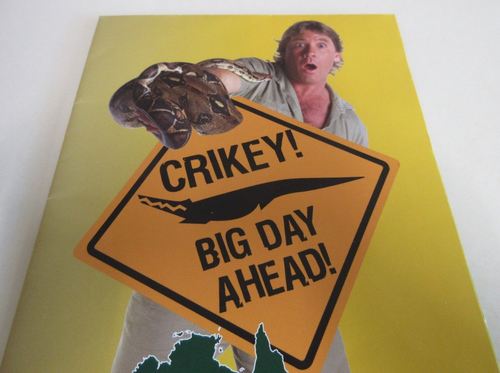 Australia Zoo - Brochure & Map - Crikey! - Steve Irwin - Crocodile Hunter - 2005 - Picture 3 of 17