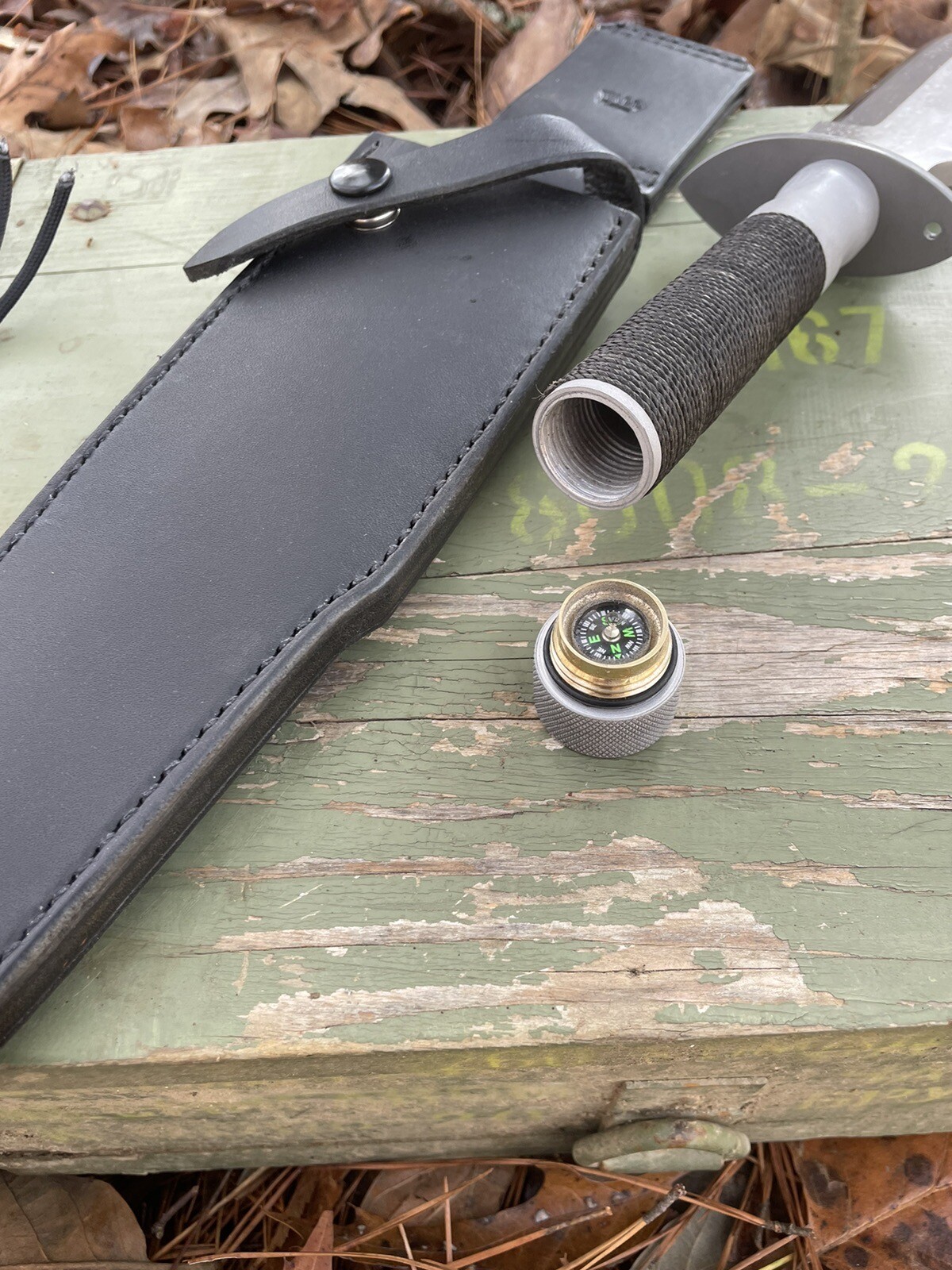 Wall Knives, MCS bowie With Custom Black Ring Sheath eBay