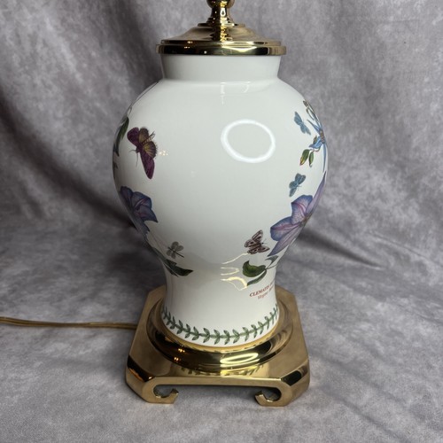 Portmeirion Botanic Garden Table Lamp Clematis Florida Pattern *READ - Picture 15 of 24
