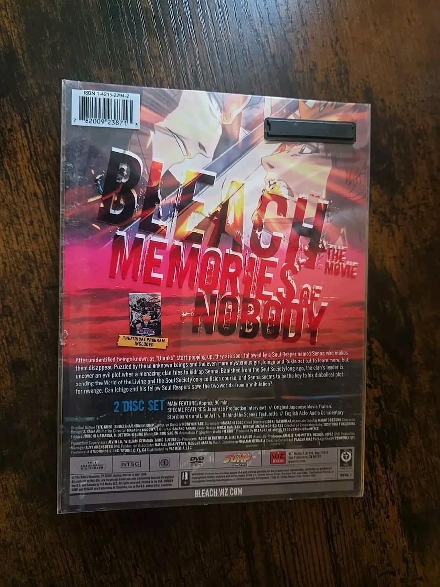 Bleach Movie 1: Memories of Nobody DVD English Dub SUPER NICE