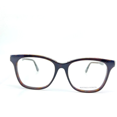 Bottega Veneta BV0070O 002 Eyeglasses Brown Tortoise Full Rim 51-16-145