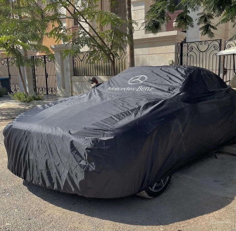 Cubierta de auto exterior para todo tipo de clima para Mercedes-Benz sedán/SUV/Coupe Foto 3 de 4