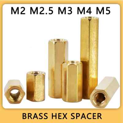 M2-M5 Messing Sechskant Spacer PCB Motherboard Abstandshalter Schraube
