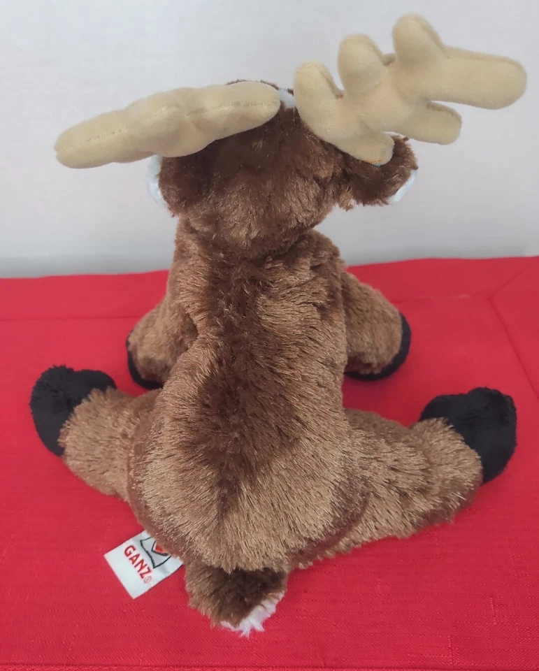 Ganz Reindeer Moose Elk Stuffed Plush Animal 9" Tall Brown Webkinz No Code - Image 4 of 4