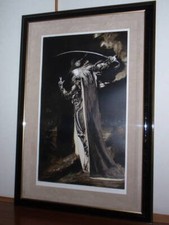 Yoshitaka Amano Vampire Hunter D Kokui no Kenshi autograph art w/ Warranty