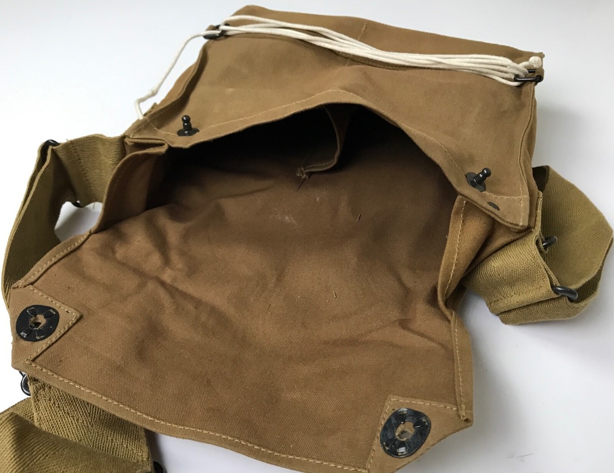 WWI US M1917 US ARMY SBR GAS MASK CARRY BAG | eBay