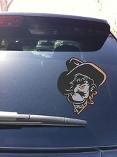 04-06-01 Oklahoma State Pistol Pete Big 12 decalcomania finestra vinile