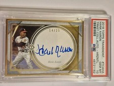 Hank Aaron 2018 Topps Transcendent Vertical Framed Autograph #13/25 PSA 10 GEM