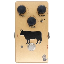 Mojo Hand FX Sacred Cow Professional Gold Overdrive Guitar Effect Pedal