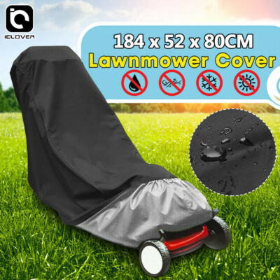 #ad Lawn Mower Cover Rain Snow Waterproof UV Protector Hand Push Mowers Weeder Cover $16.99