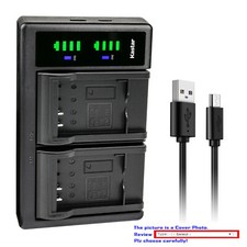 Kastar Battery LTD2 Charger for Ricoh DB-110 DB110  Ricoh GR III Digital Camera