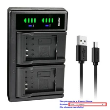 Kastar Battery LTD2 Charger for Ricoh DB-110 DB110 & Ricoh GR III Digital Camera