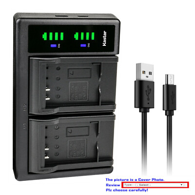 Kastar Battery LTD2 Charger for Ricoh DB-110 DB110 & Ricoh GR III Digital Camera
