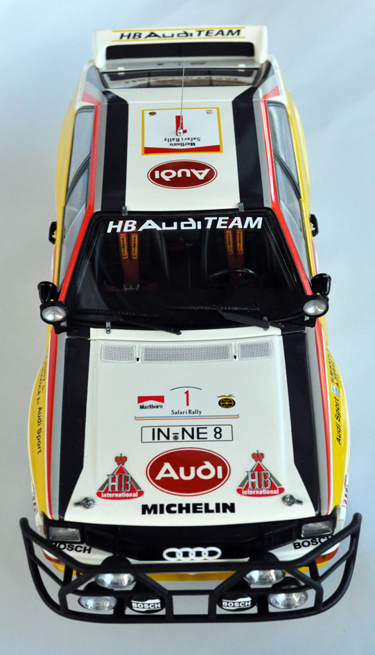 ミニカー AUTOart Audi quattro Safari rallye 1984 オートアート 1/18 アウディ クワトロ サファリラリー 1984 Audi