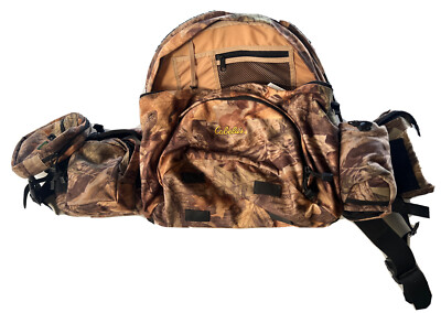 Cabela's Camo Hunting Backpack Multi Day Pockets Advantage Timber Outdoor  Bags