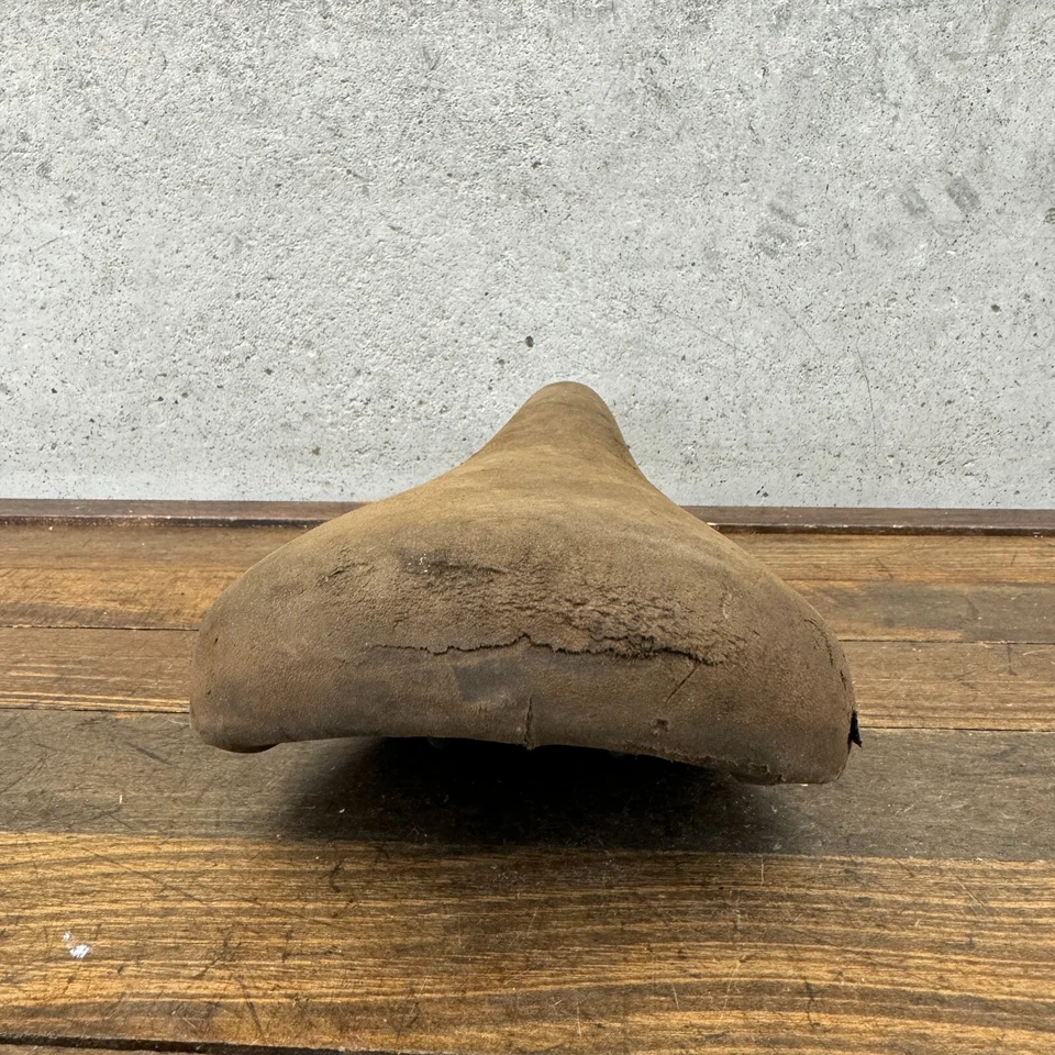 Sillín Benotto vintage asiento San Marco carretera MTB Italia gamuza marrón años 80 carretera Foto 2 de 4