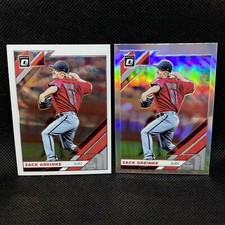Prizm! 2019 Donruss Optic Holo Zack Greinke Arizona Diamondbacks Silver & Base
