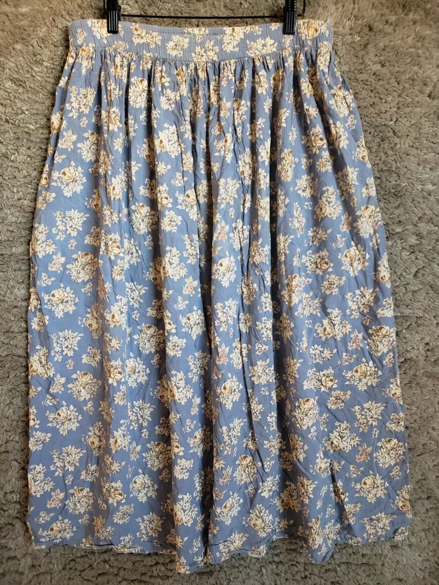 Floral hot sale skirt ebay