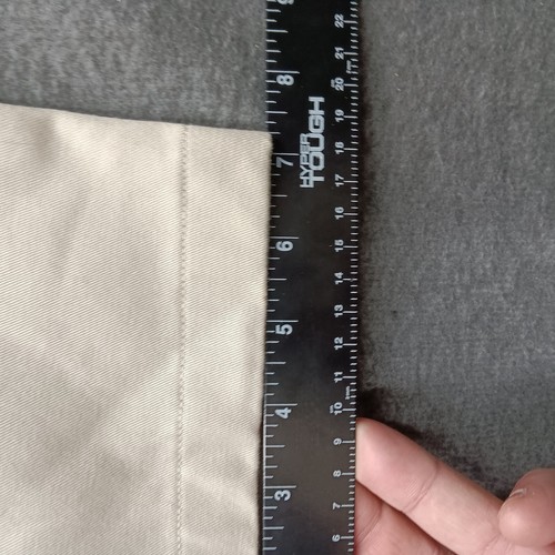 LL Bean Bayside Hose Damen 8 Petite Beige Original Fit Faltenfrei Twill - Bild 7 von 14
