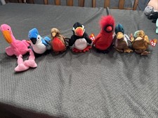 TY Beanie Baby   Retired Set Of Seven.  Birds Of A Feather  