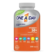 One A Day Women's 50+ Multivitamin Tablets, Multivitamins for Women, 200 Count