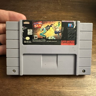 Earthworm Jim 2 (Super Nintendo SNES) Tested - Authentic