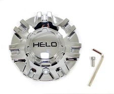 Helo Chrome Center Cap Bolt-On Closed-End for 5Lug KM675 Splice, HE874 494L158