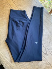 Alo Yoga M High Waist Air Lift Legging Black Shine 7/8