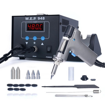 WEP 948 90W Digital Desoldering Station Electric Vacuum Solder Sucker Pump Gun