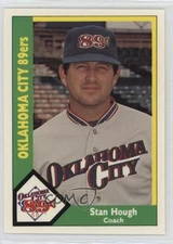 1990 CMC AAA Oklahoma City 89ers Green Back Stan Hough #23
