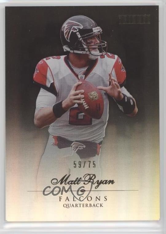 2010 Topps Tribute Black Rainbow 59/75 Matt Ryan #93 th1