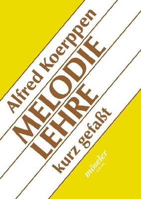 Melody theory summary Koerppen Book Möseler Verlag Saddle-wire stitching