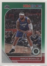 2019-20 Panini NBA Hoops Premium Stock Green Prizm Marcus Morris Sr #261 04mo