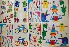 Vintage Mrs. Grossman's Stickers, Various Themes. Mint Cond, FREE SHIPPING!