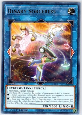 Binary Sorceress Rare Crossover Breakers CRBR-EN059 LP 1st Ed