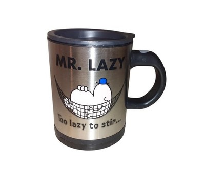 Mr Lazy Selbstrührbecher, Mr Men und Little Miss, Tee, Kaffee, Suppe 94403