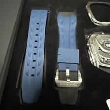 Orologio Automatico Tsar Bomba Cavalleria Colore Intercambiabile Acciaio Inox e Blu