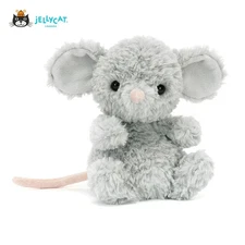 NWT JellyCat Yummy Mouse Soft Plush Toys Gray Stuffed Animal Toy Gift