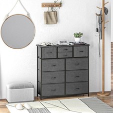 Image of Chest of Drawers 10 Drawer Storage Organizer Unit with Steel Frame, Refurbished