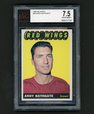 1965-66 TOPPS HOCKEY #48 ANDY BATHGATE BVG 7.5 (NEAR MINT+)