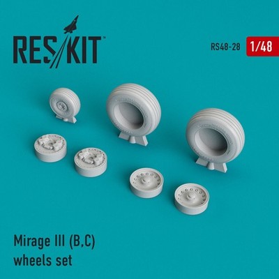 ResKit RS48-0028 - 1:48 Mirage III (B,C) wheels set