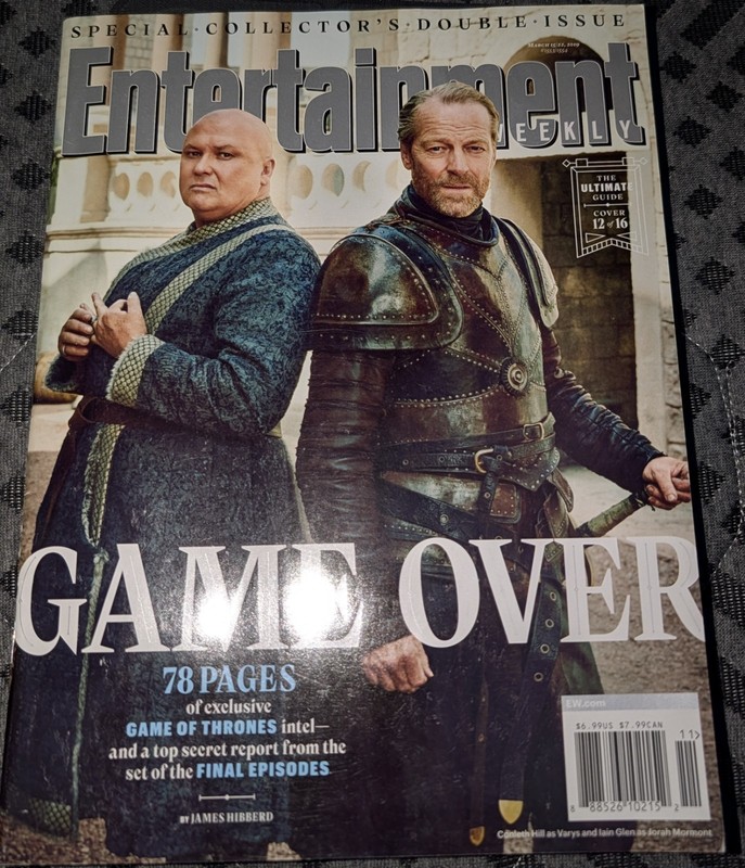 Entertainment Weekly Game of Thrones Illustrated Collector's Edition Magazine