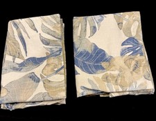  2 Tommy Bahama Home Raw Coast Blue KING Pillow Sham Tropical 100 Cotton