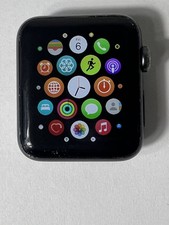 Apple Watch Series 3 42MM Black Aluminum A1859 MTF32LL/A iOS 8.8.1   100 GREAT 