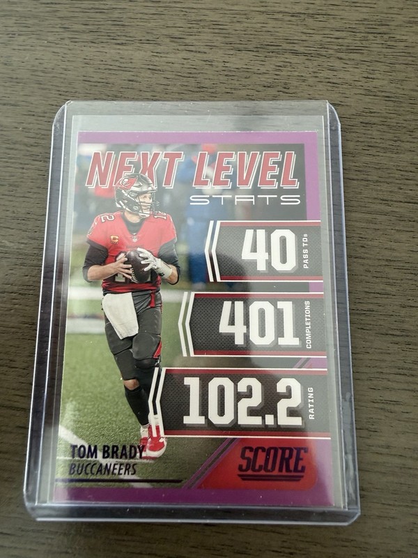 2021 Score - Next Level Stats Tom Brady #NL1 Purple
