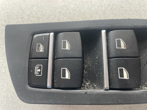 2008-2012 BMW 750i F01 ~ LEFT FRONT DOOR MASTER SWITCH ~ 61319241915 - Picture 4 of 6