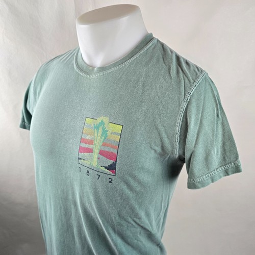 Yellowstone National Park T Shirt Mens Small Green Graphic Tee Comfort Colors - Bild 5 von 8