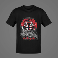 Chopper Motorcycles - bikers, motorcycle - unisex t-shirt D015